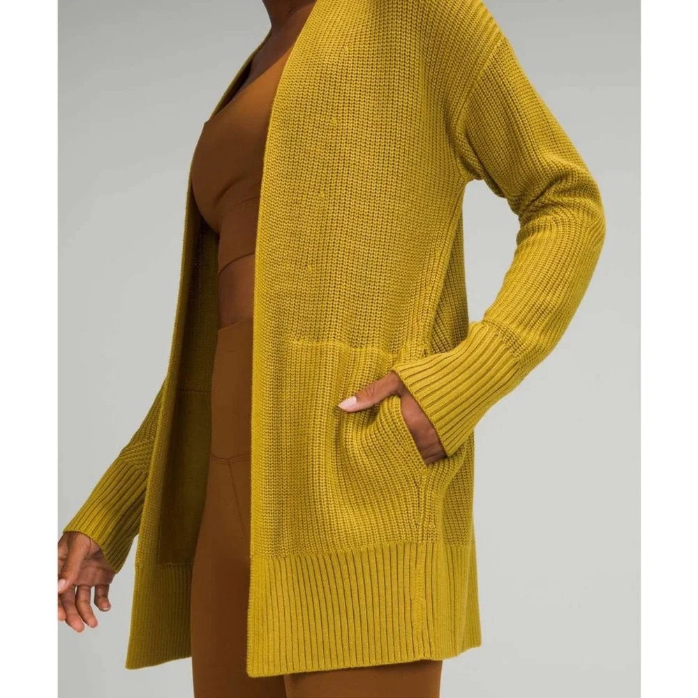 SOLD❤️🔥LULULEMON cashlu sweater wrap cardigan ✨ - Picture 4 of 16